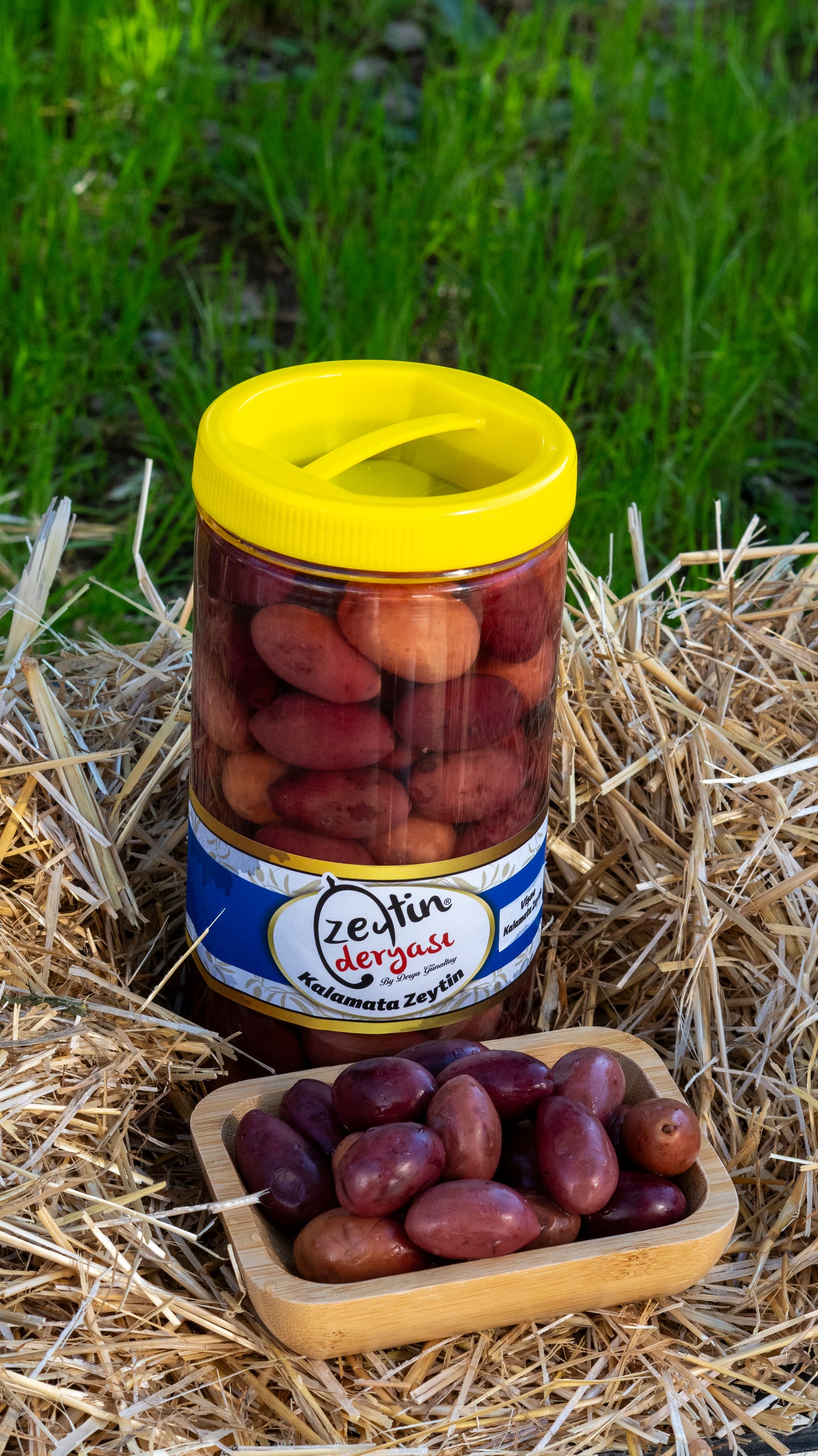 Kalamata Vişne Çizik Yeşil Zeytin 1 KG